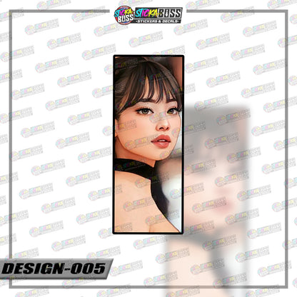 KPOP-BLACKPINK | RECTANGLE SIZE  VINYL STICKER 【VINYL PRINTED】( LAMINATED / WATERPROOF )