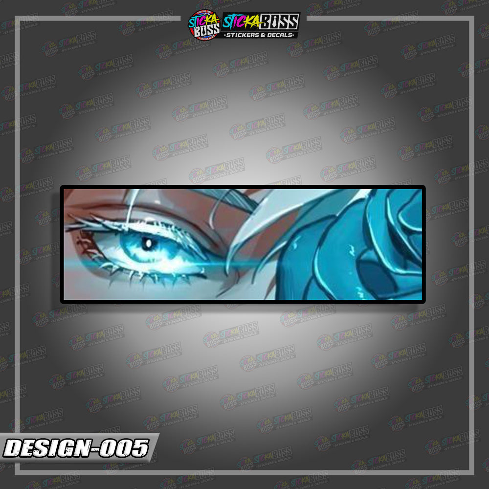 JUJUTSU KAISEN PART 1 | ANIME  EYE SLAP STICKER【VINYL PRINTED】( LAMINATED / WATERPROOF )