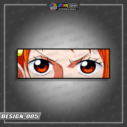 ONE PIECE PART 1 | ANIME  EYE SLAP STICKER【VINYL PRINTED】( LAMINATED / WATERPROOF )