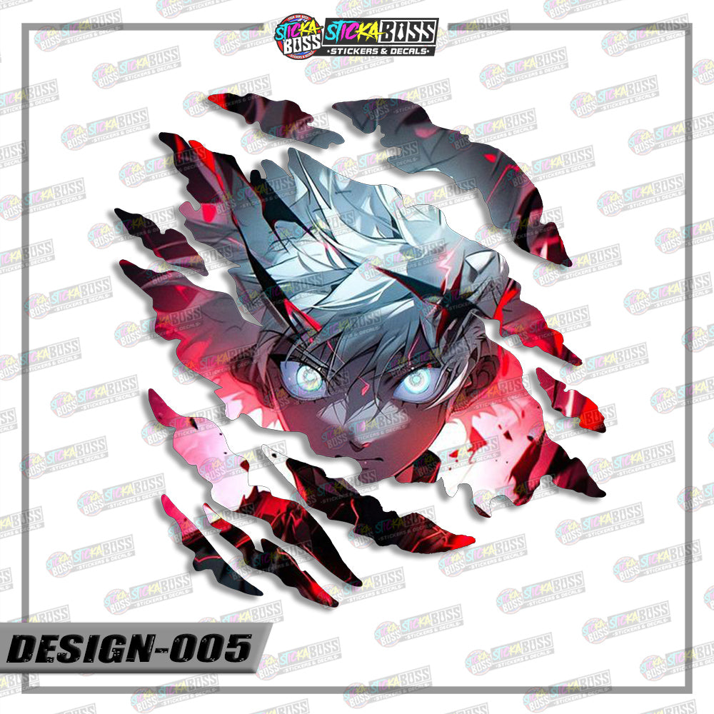 HUNTER X HUNTER | ANIME SCRATCH STICKER【VINYL PRINTED】( LAMINATED / WATERPROOF )【Stickaboss】