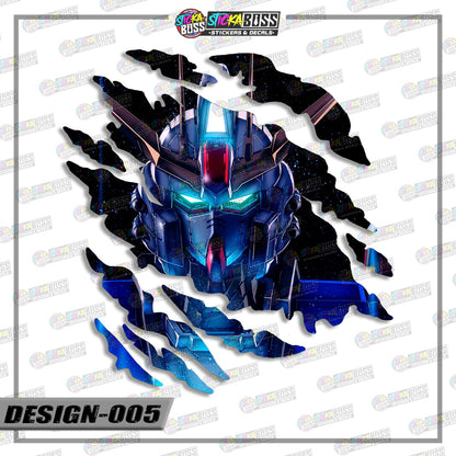 GUNDAM PART 1 | ANIME SCRATCH STICKER【VINYL PRINTED】( LAMINATED / WATERPROOF )【Stickaboss】