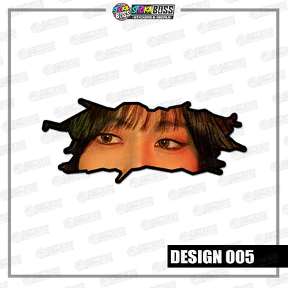 KPOP-TWICE | CRACK PEEKERS  ( ANIME VINYL STICKER DECALS )【Stickaboss】