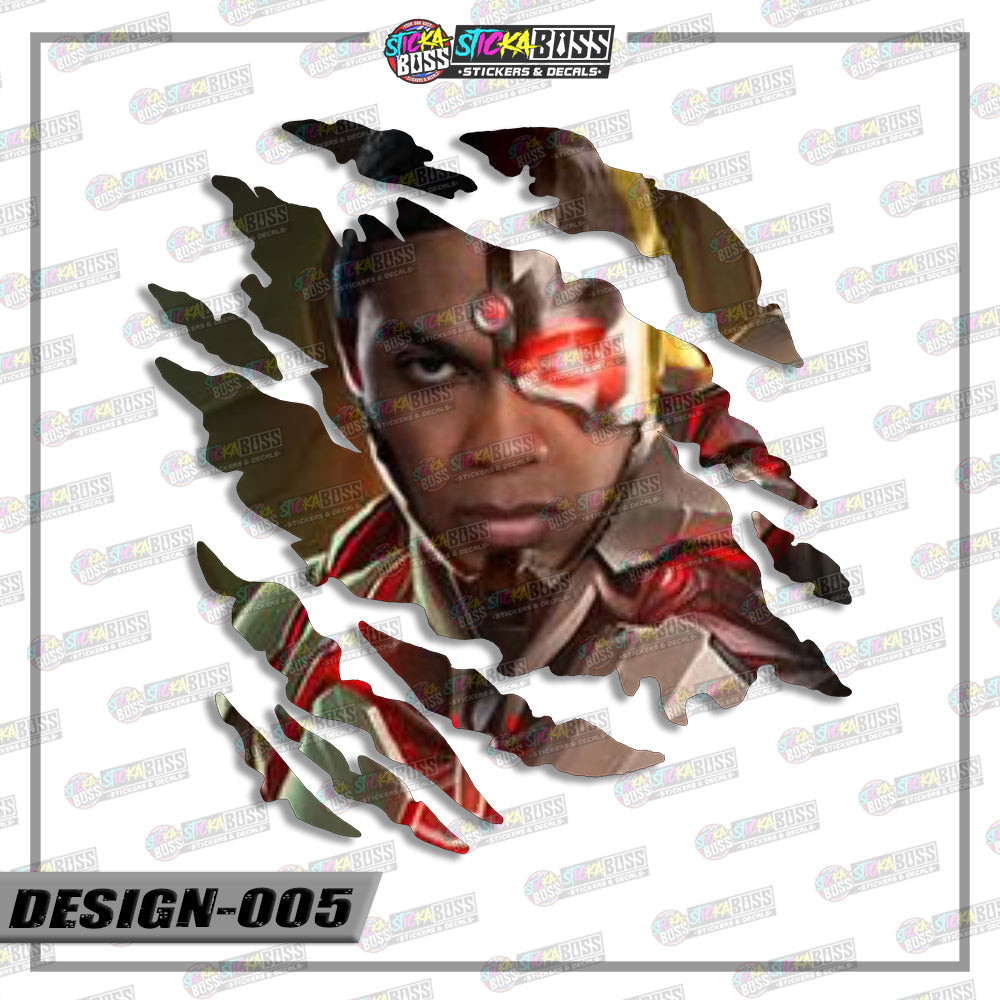 JUSTICE LEAGUE PART 1 | ANIME SCRATCH STICKER【VINYL PRINTED】( LAMINATED / WATERPROOF )【Stickaboss】