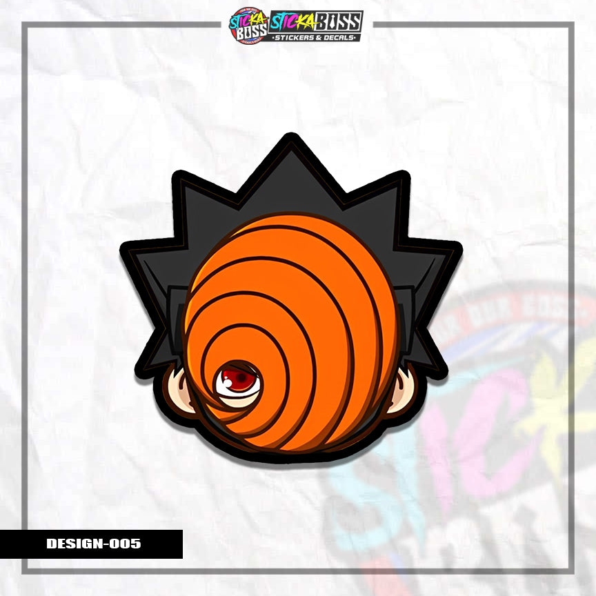 NARUTO | ANIME STICKER HEADS ( ANIME VINYL STICKER DECALS )【Stickaboss】 (Copy)