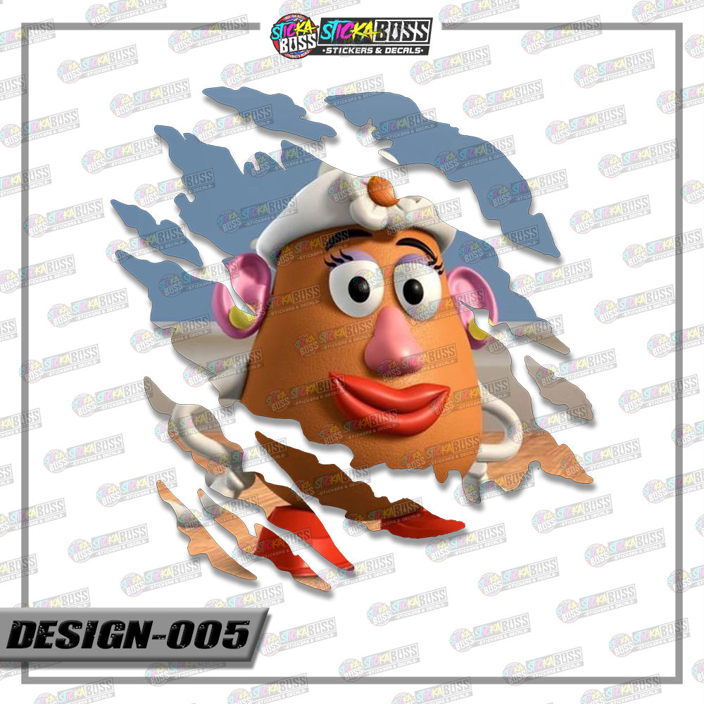 TOY STORY| ANIME SCRATCH STICKER【VINYL PRINTED】( LAMINATED / WATERPROOF )【Stickaboss】