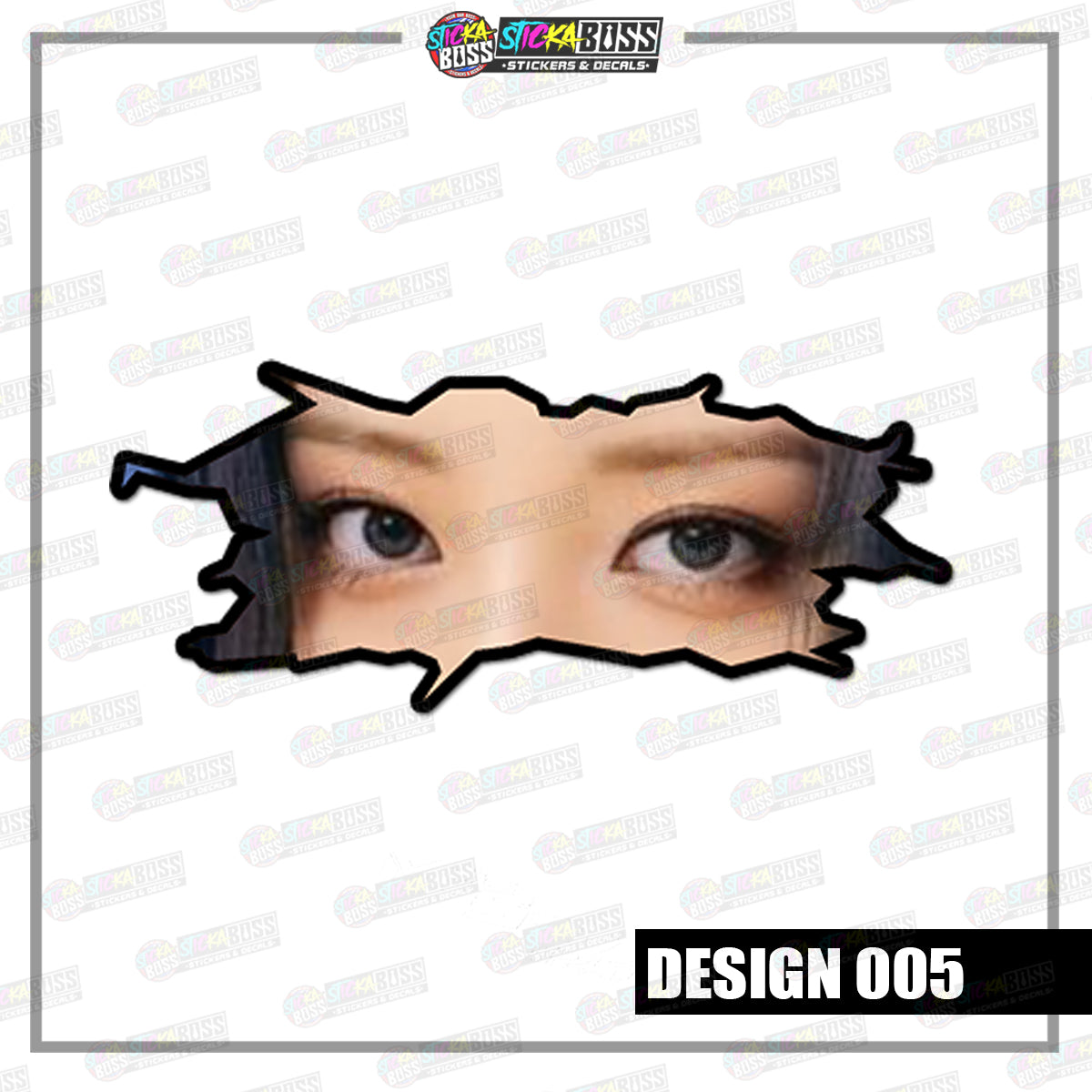 KPOP- ITZY| CRACK PEEKERS  ( ANIME VINYL STICKER DECALS )【Stickaboss】