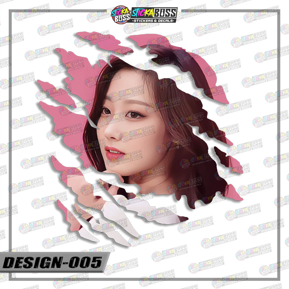 AESPA | ANIME SCRATCH STICKER【VINYL PRINTED】( LAMINATED / WATERPROOF )【Stickaboss】