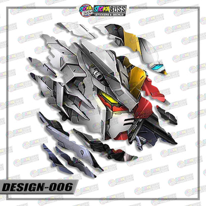 GUNDAM PART 1 | ANIME SCRATCH STICKER【VINYL PRINTED】( LAMINATED / WATERPROOF )【Stickaboss】