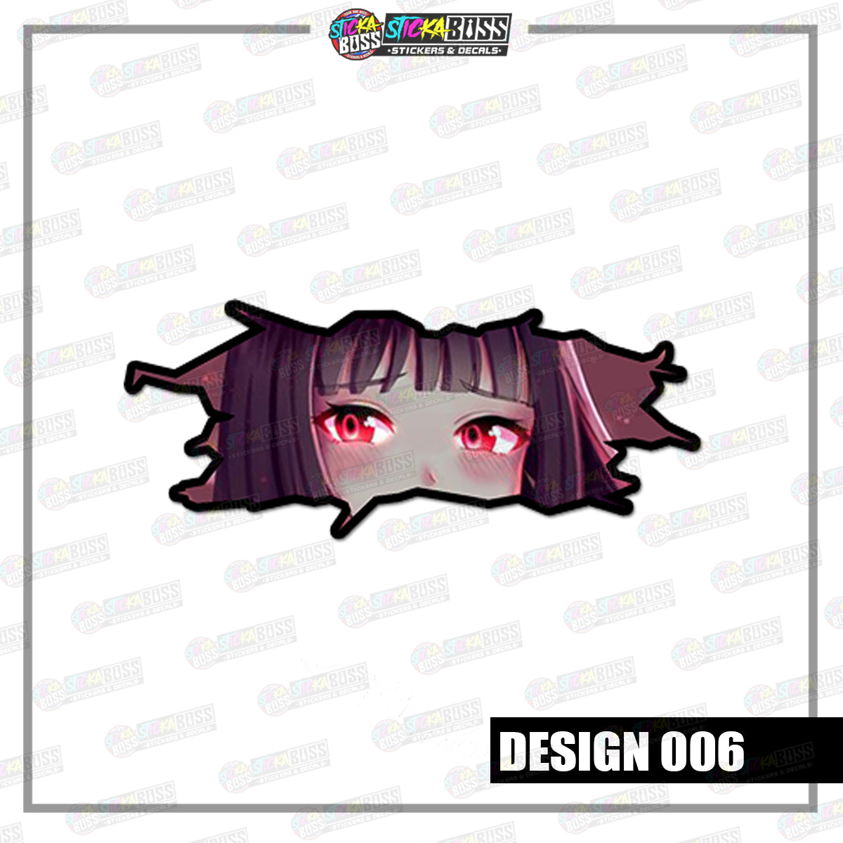 KAKEGURUI | CRACK PEEKERS  ( ANIME VINYL STICKER DECALS )【Stickaboss】