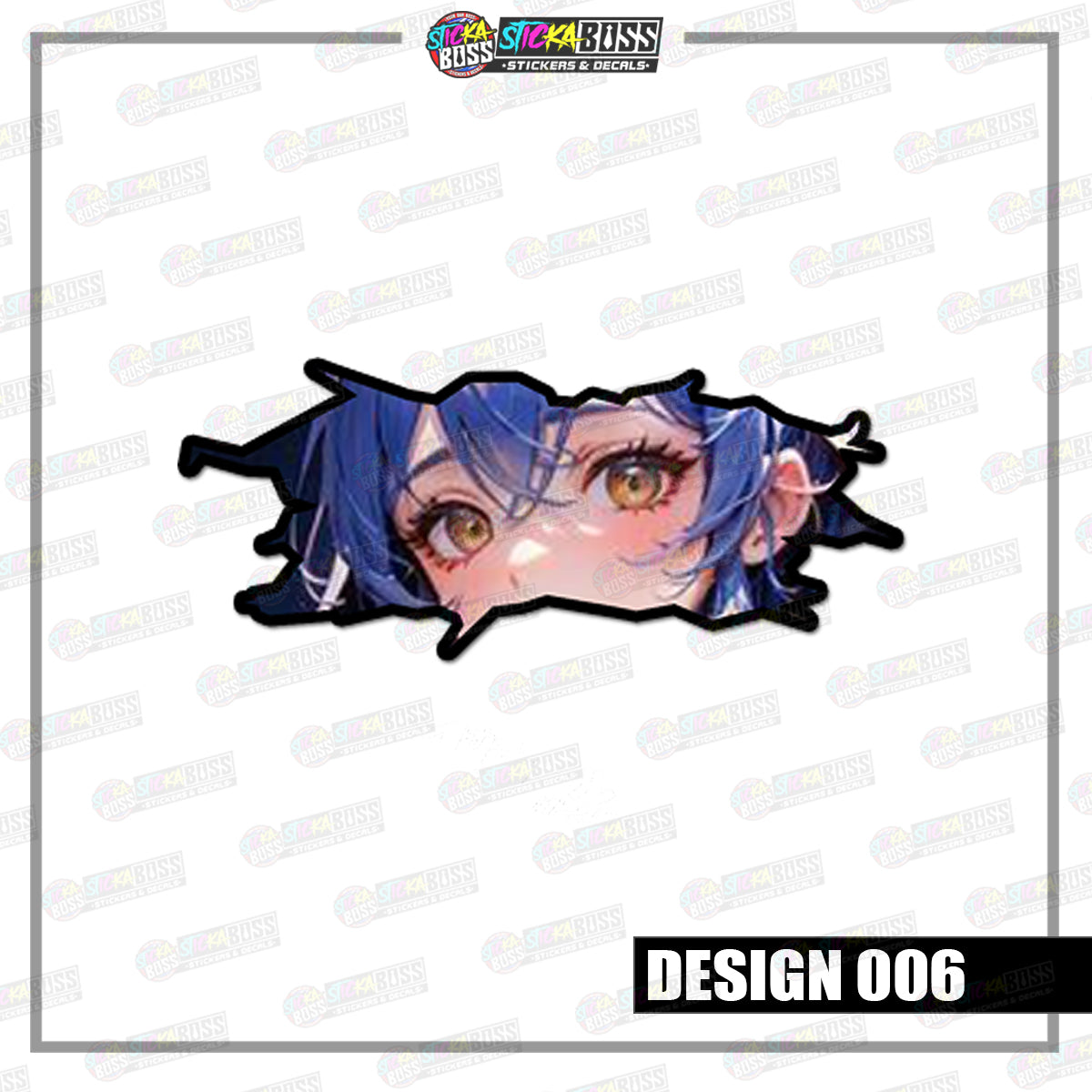 GENSHIN IMPACT | ANIME SCRATCH STICKER【VINYL PRINTED】( LAMINATED / WATERPROOF )【Stickaboss】