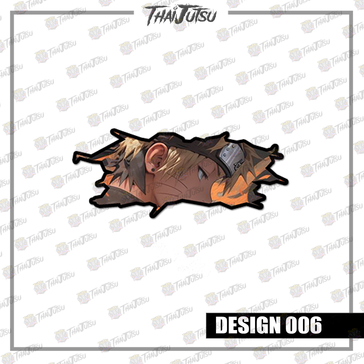 NARUTO | CRACK PEEKERS  ( ANIME VINYL STICKER DECALS )【Stickaboss】