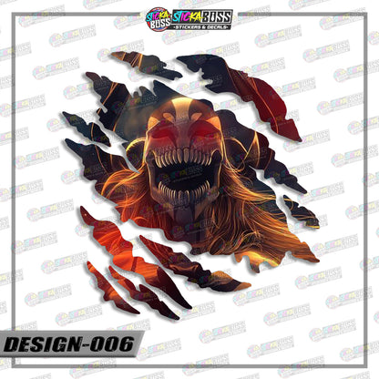 BLEACH | ANIME SCRATCH STICKER【VINYL PRINTED】( LAMINATED / WATERPROOF )【Stickaboss】