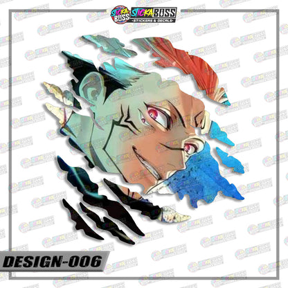 JUJUTSU KAISEN PART 1 | ANIME SCRATCH STICKER【VINYL PRINTED】( LAMINATED / WATERPROOF )【Stickaboss】