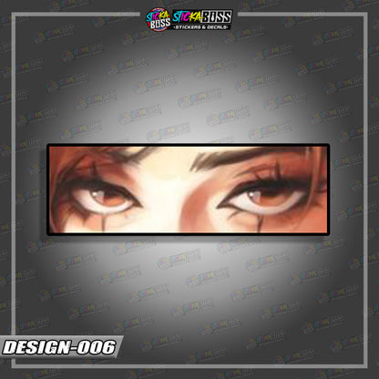 JUJUTSU KAISEN PART 1 | ANIME  EYE SLAP STICKER【VINYL PRINTED】( LAMINATED / WATERPROOF )