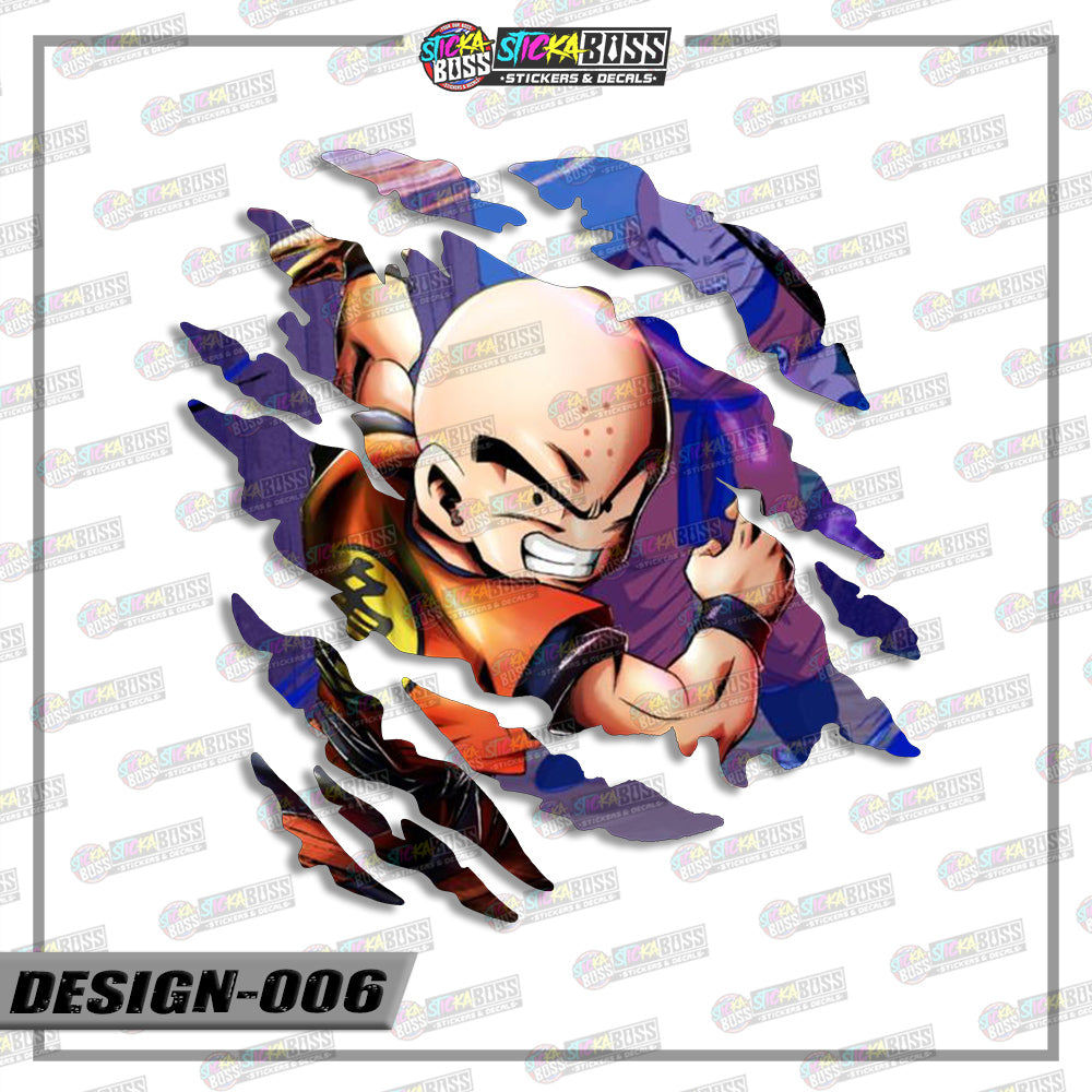 DRAGON BALL | ANIME SCRATCH STICKER【VINYL PRINTED】( LAMINATED / WATERPROOF )【Stickaboss】