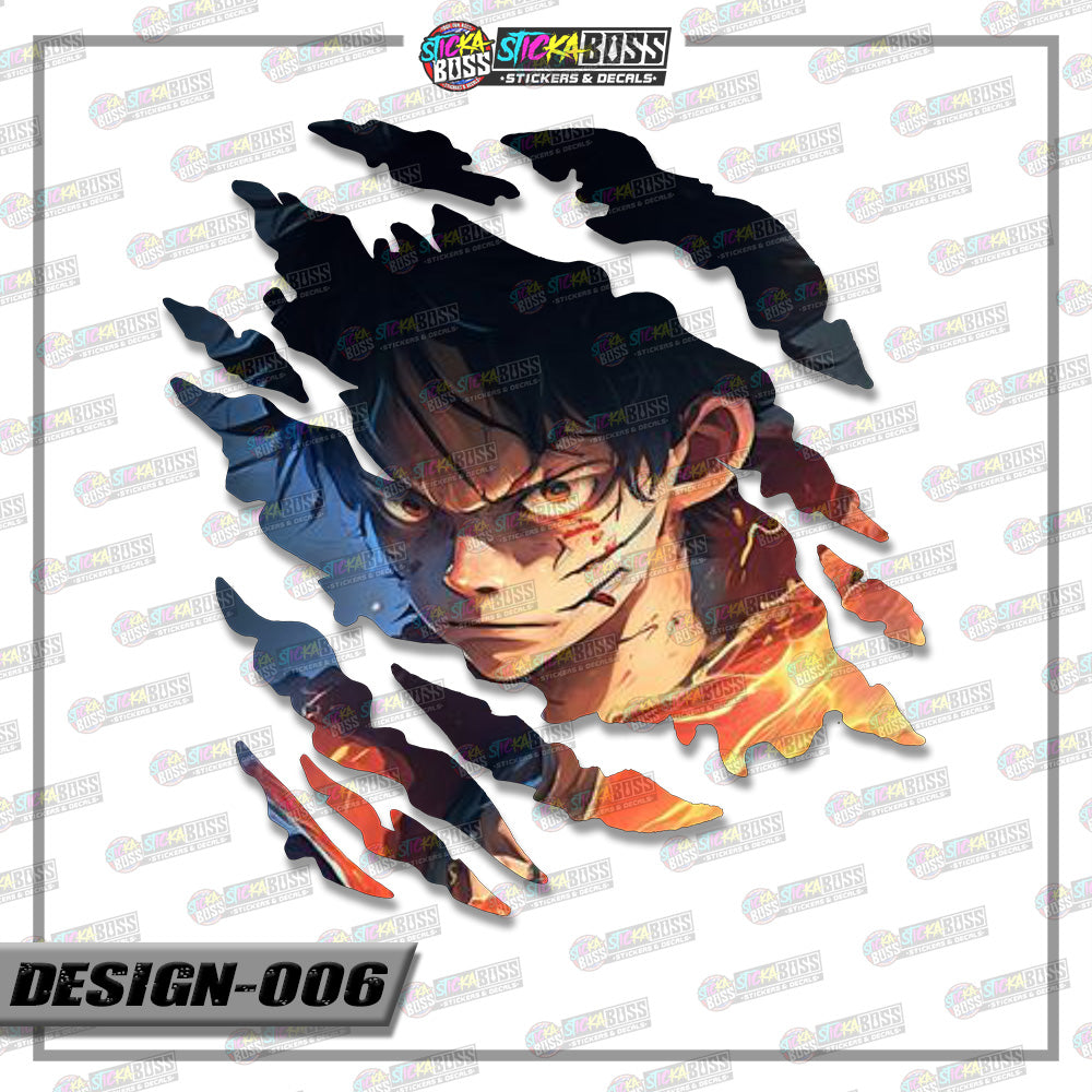 ONE PIECE PART 2 | ANIME SCRATCH STICKER【VINYL PRINTED】( LAMINATED / WATERPROOF )【Stickaboss】