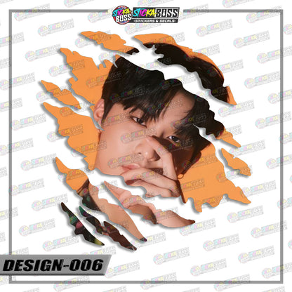 TREASURE | ANIME SCRATCH STICKER【VINYL PRINTED】( LAMINATED / WATERPROOF )【Stickaboss】