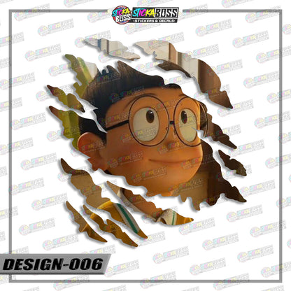 DORAEMON | ANIME SCRATCH STICKER【VINYL PRINTED】( LAMINATED / WATERPROOF )