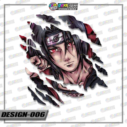 NARUTO PART 2 | ANIME SCRATCH STICKER【VINYL PRINTED】( LAMINATED / WATERPROOF )【Stickaboss】