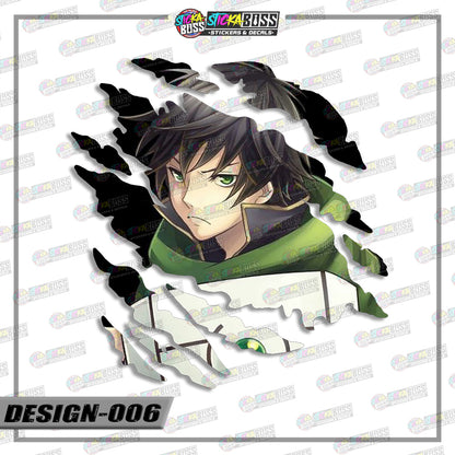 BLACK CLOVER | ANIME SCRATCH STICKER【VINYL PRINTED】( LAMINATED / WATERPROOF )
