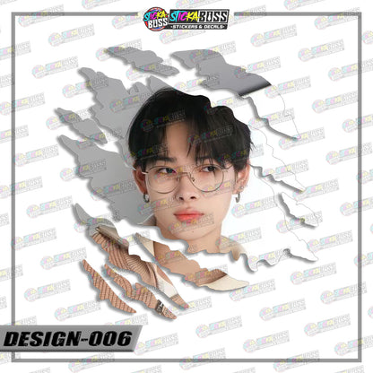 ENHYPEN | SCRATCH STICKER【VINYL PRINTED】( LAMINATED / WATERPROOF )【Stickaboss】