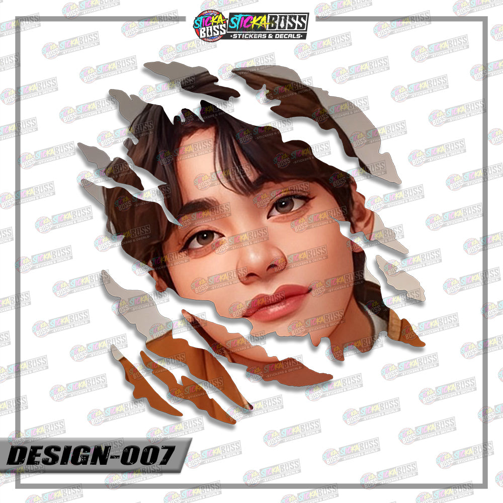 BTS PART 2 | ANIME SCRATCH STICKER【VINYL PRINTED】( LAMINATED / WATERPROOF )【Stickaboss】