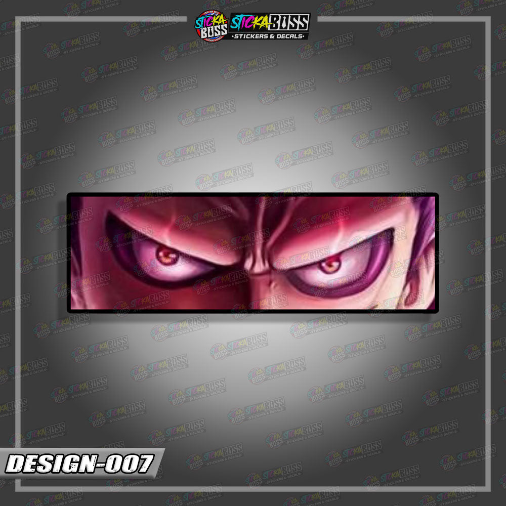 ONE PIECE PART 1 | ANIME  EYE SLAP STICKER【VINYL PRINTED】( LAMINATED / WATERPROOF )