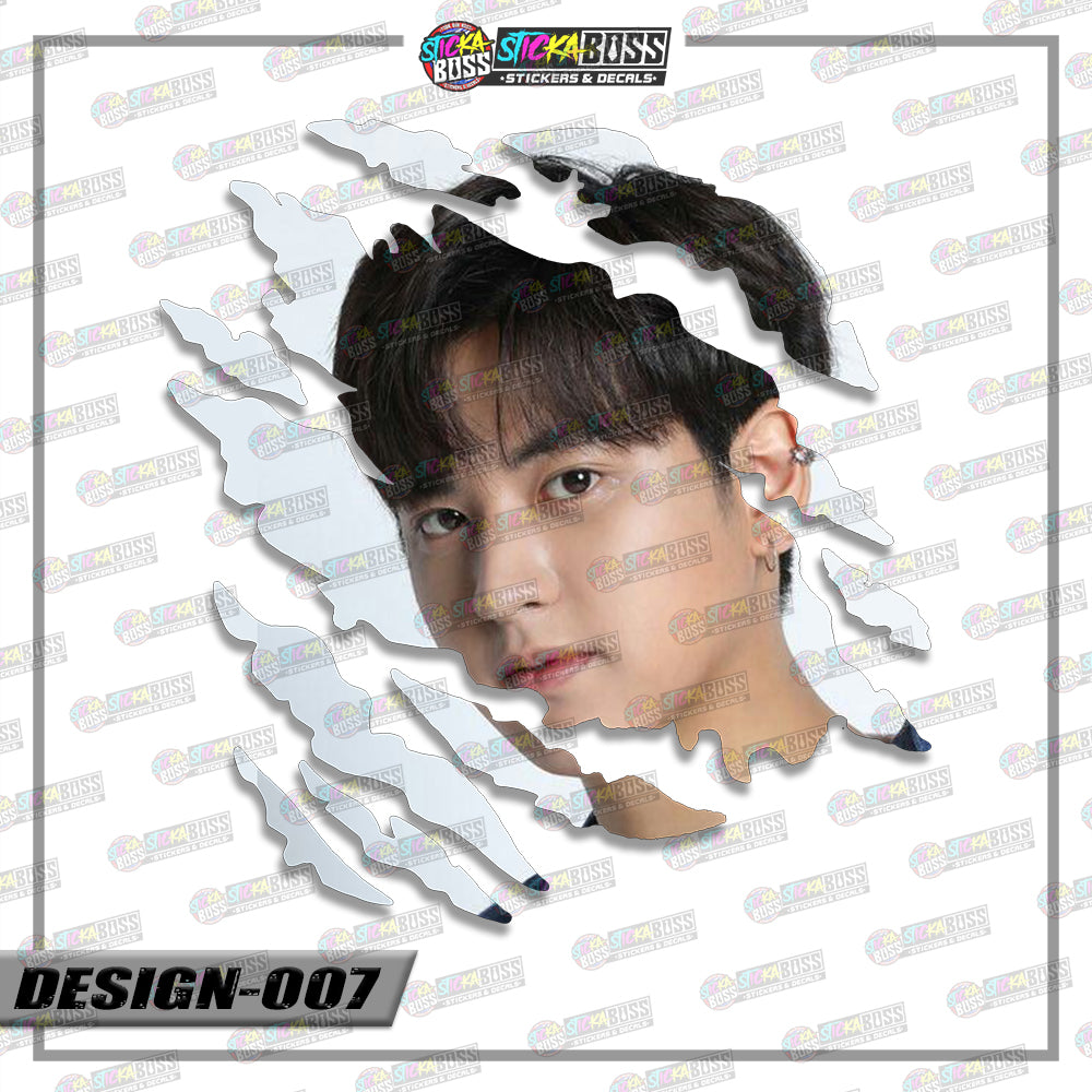 IKON | ANIME SCRATCH STICKER【VINYL PRINTED】( LAMINATED / WATERPROOF )【Stickaboss】