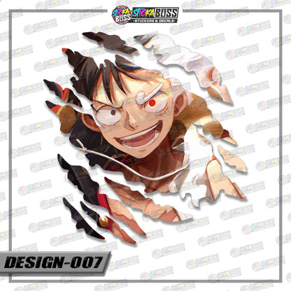 ONE PIECE PART 2 | ANIME SCRATCH STICKER【VINYL PRINTED】( LAMINATED / WATERPROOF )【Stickaboss】