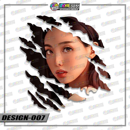 TWICE PART 2 | ANIME SCRATCH STICKER【VINYL PRINTED】( LAMINATED / WATERPROOF )【Stickaboss】