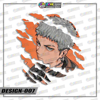 TOKYO REVENGERS | ANIME SCRATCH STICKER【VINYL PRINTED】( LAMINATED / WATERPROOF )【Stickaboss】