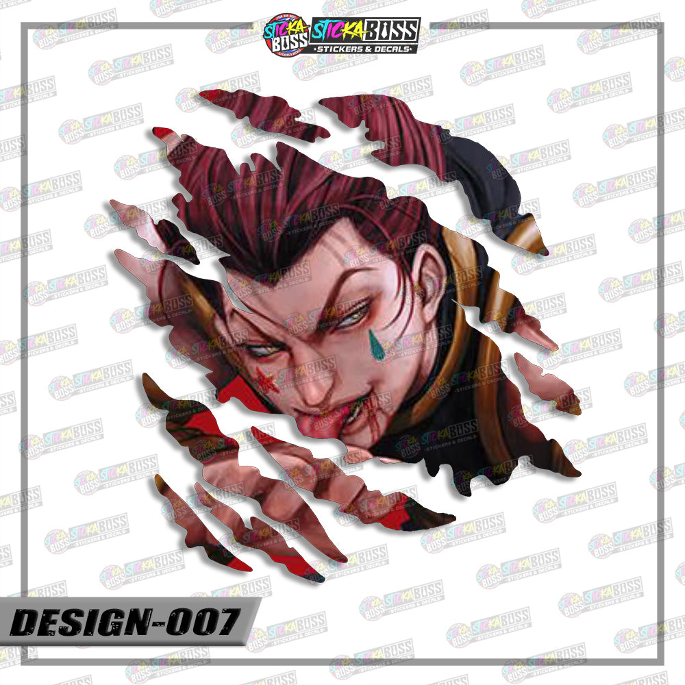 HUNTER X HUNTER | ANIME SCRATCH STICKER【VINYL PRINTED】( LAMINATED / WATERPROOF )【Stickaboss】