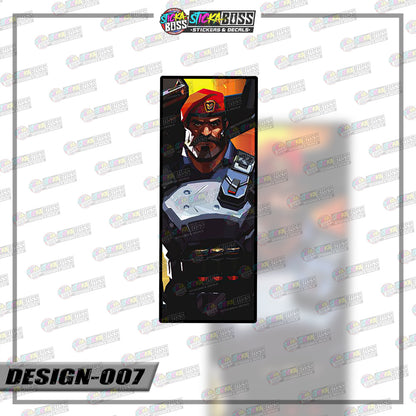 VALORANT | RECTANGLE SIZE  VINYL STICKER 【VINYL PRINTED】( LAMINATED / WATERPROOF )