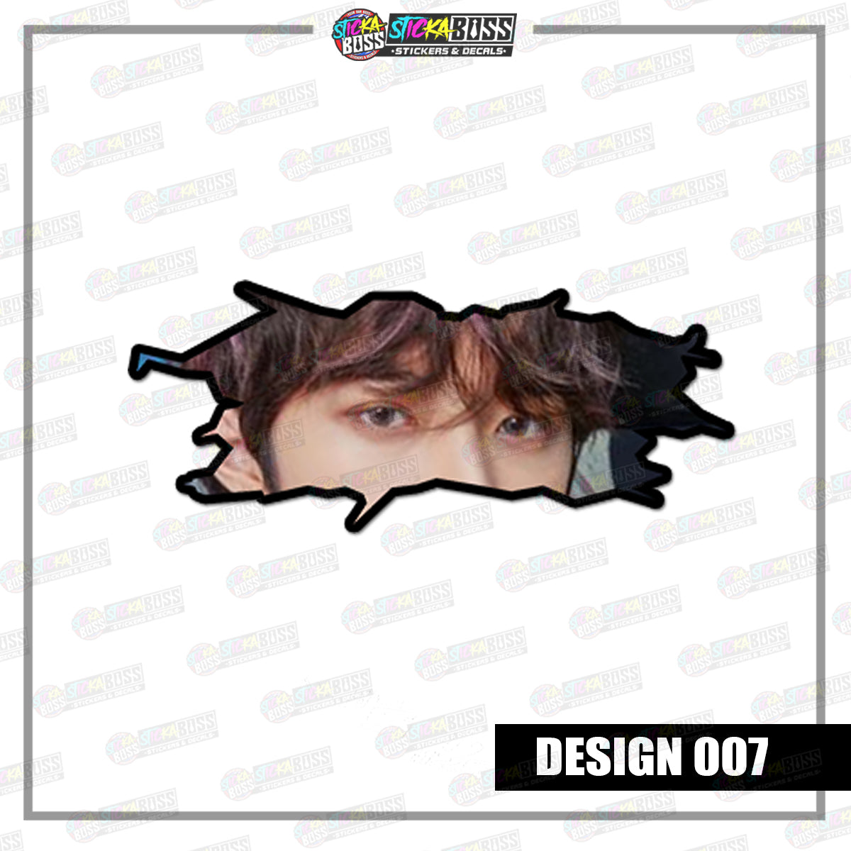 KPOP-TXT | CRACK PEEKERS  ( ANIME VINYL STICKER DECALS )【Stickaboss】