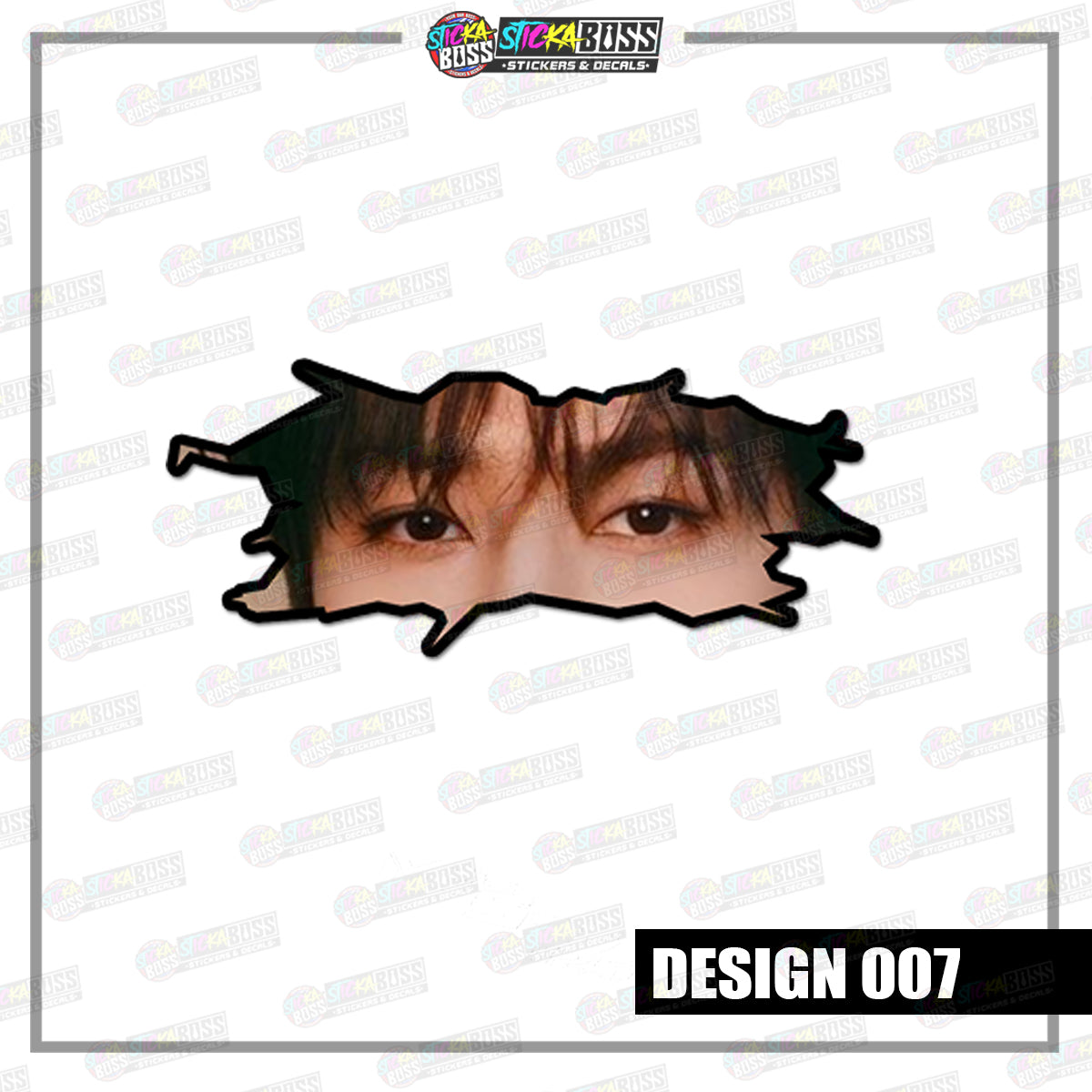 KPOP-STRAYKIDS | CRACK PEEKERS  ( ANIME VINYL STICKER DECALS )【Stickaboss】