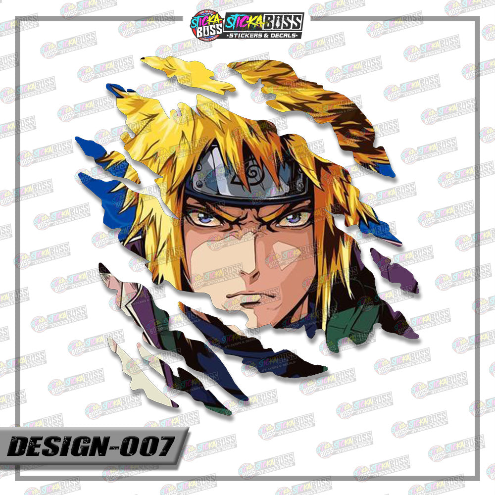 NARUTO PART 2 | ANIME SCRATCH STICKER【VINYL PRINTED】( LAMINATED / WATERPROOF )【Stickaboss】