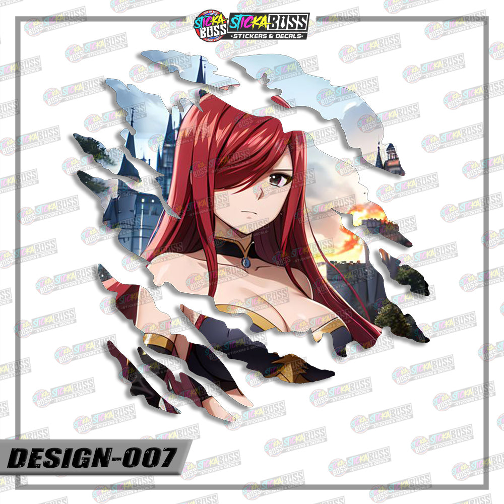 FAIRYTAIL | ANIME SCRATCH STICKER【VINYL PRINTED】( LAMINATED / WATERPROOF )【Stickaboss】