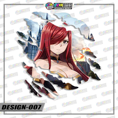 FAIRYTAIL | ANIME SCRATCH STICKER【VINYL PRINTED】( LAMINATED / WATERPROOF )【Stickaboss】