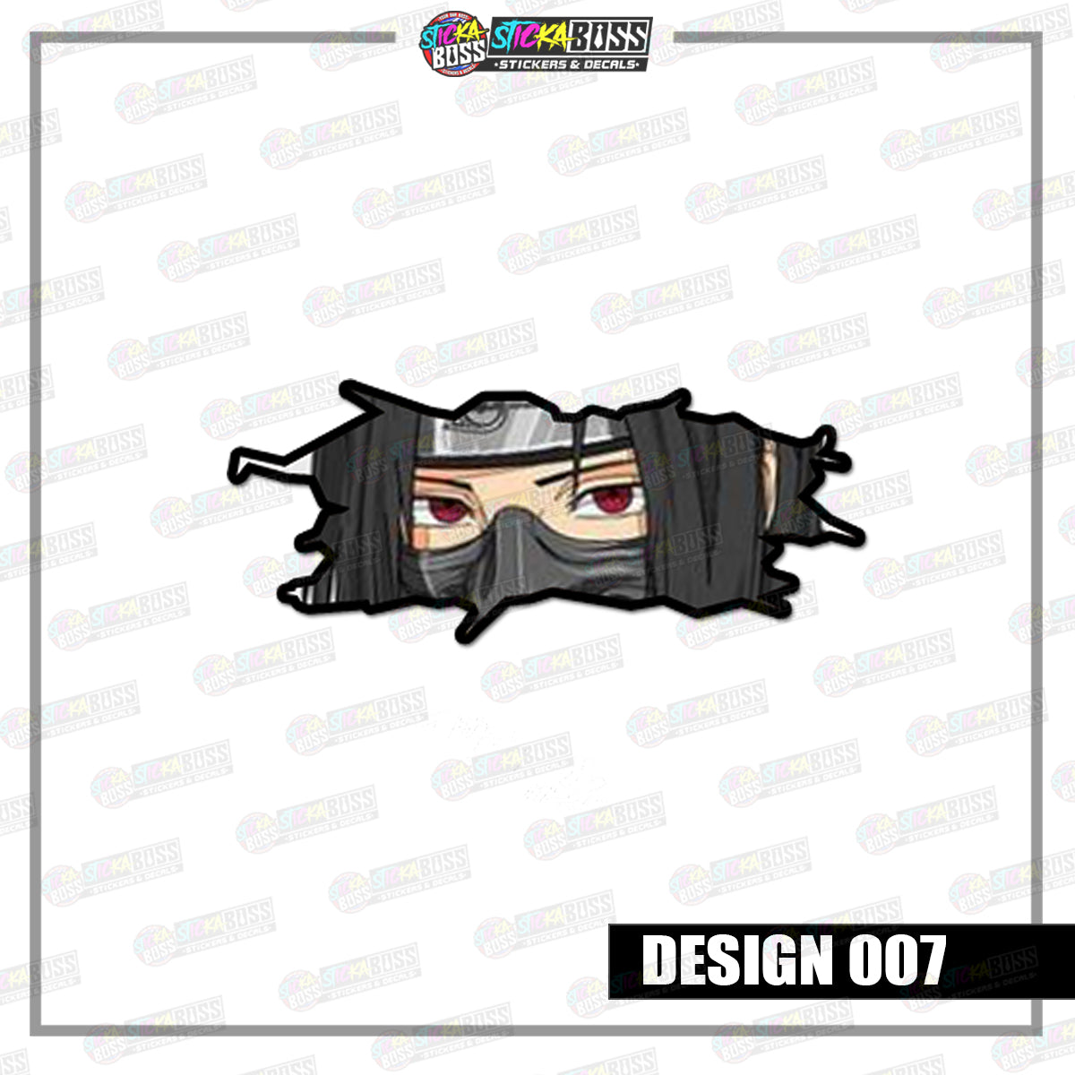 NARUTO | CRACK PEEKERS  ( ANIME VINYL STICKER DECALS )【Stickaboss】