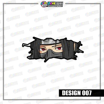 NARUTO | CRACK PEEKERS  ( ANIME VINYL STICKER DECALS )【Stickaboss】