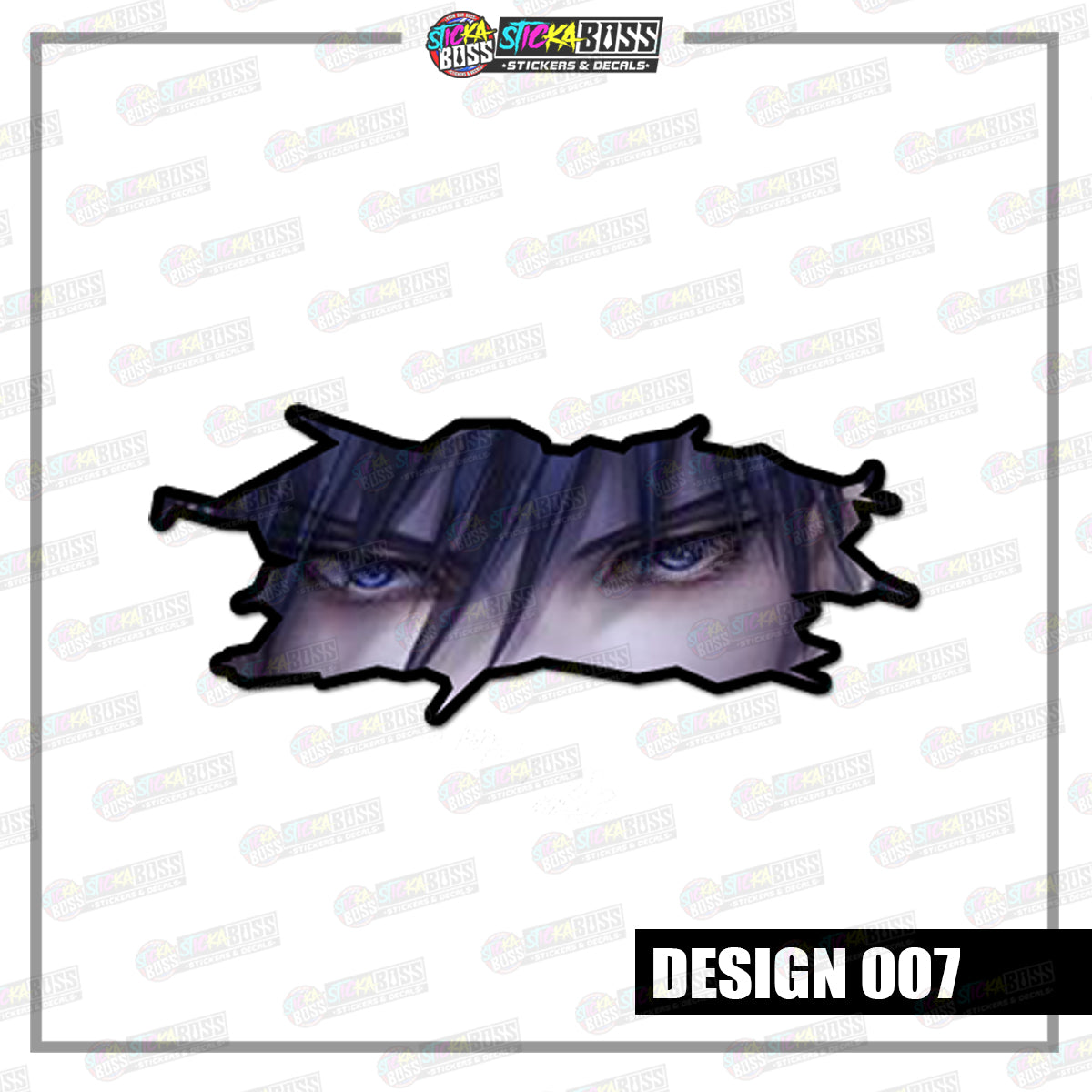 JUJUTSU KAISEN | CRACK PEEKERS  ( ANIME VINYL STICKER DECALS )【Stickaboss】