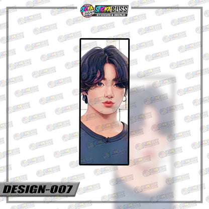 KPOP-BTS | RECTANGLE SIZE  VINYL STICKER 【VINYL PRINTED】( LAMINATED / WATERPROOF )