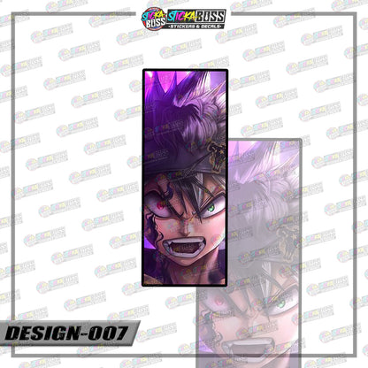 BLACK CLOVER | RECTANGLE SIZE  VINYL STICKER 【VINYL PRINTED】( LAMINATED / WATERPROOF )