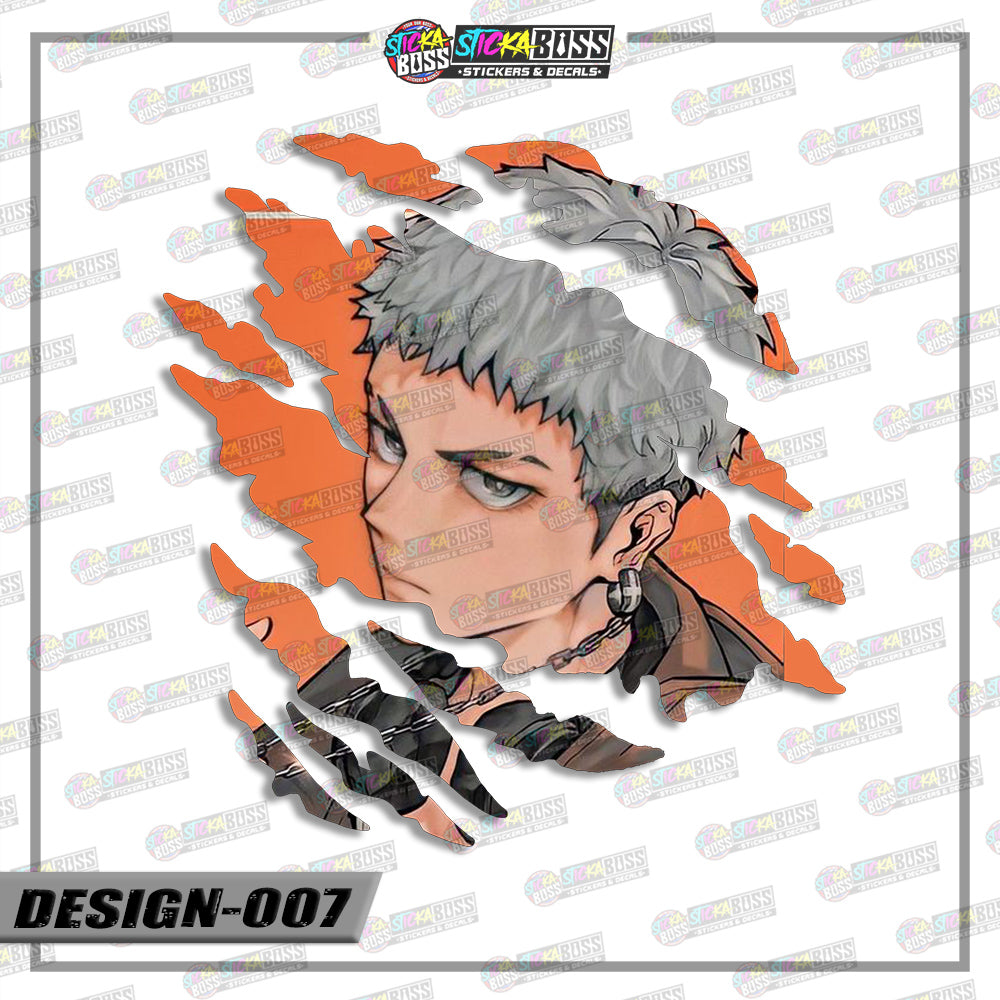 TOKYO REVENGERS | ANIME SCRATCH STICKER【VINYL PRINTED】( LAMINATED / WATERPROOF )【Stickaboss】