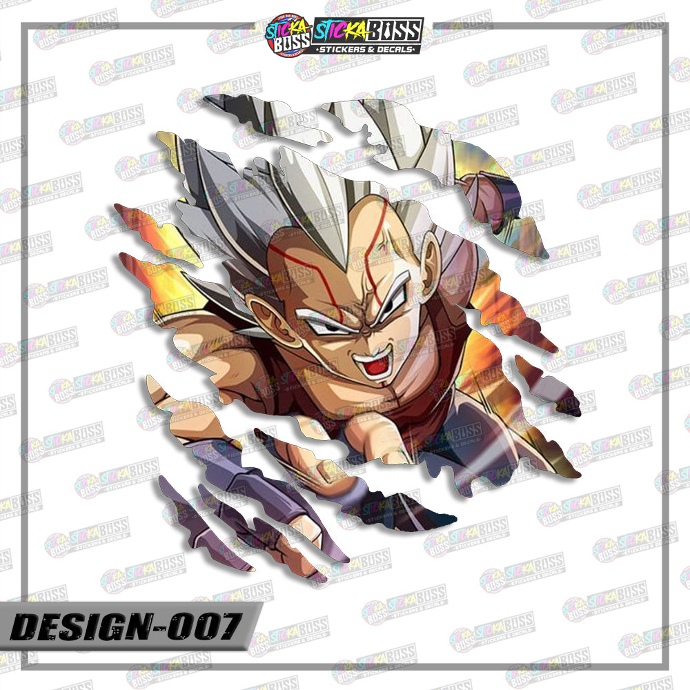 DRAGON BALL | ANIME SCRATCH STICKER【VINYL PRINTED】( LAMINATED / WATERPROOF )【Stickaboss】