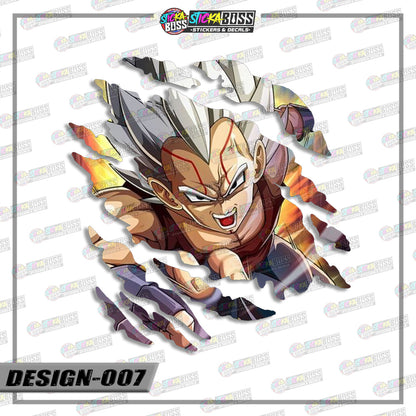 DRAGON BALL | ANIME SCRATCH STICKER【VINYL PRINTED】( LAMINATED / WATERPROOF )【Stickaboss】