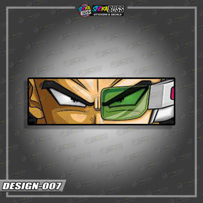 DRAGON BALL Z | ANIME  EYE SLAP STICKER【VINYL PRINTED】( LAMINATED / WATERPROOF )