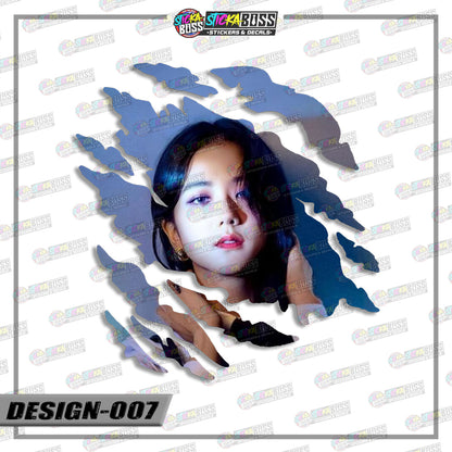 BLACKPINK | SCRATCH STICKER【VINYL PRINTED】( LAMINATED / WATERPROOF )