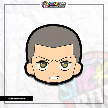 ATTACK ON TITAN| ANIME STICKER HEADS ( ANIME VINYL STICKER DECALS )【Stickaboss】 (Copy)