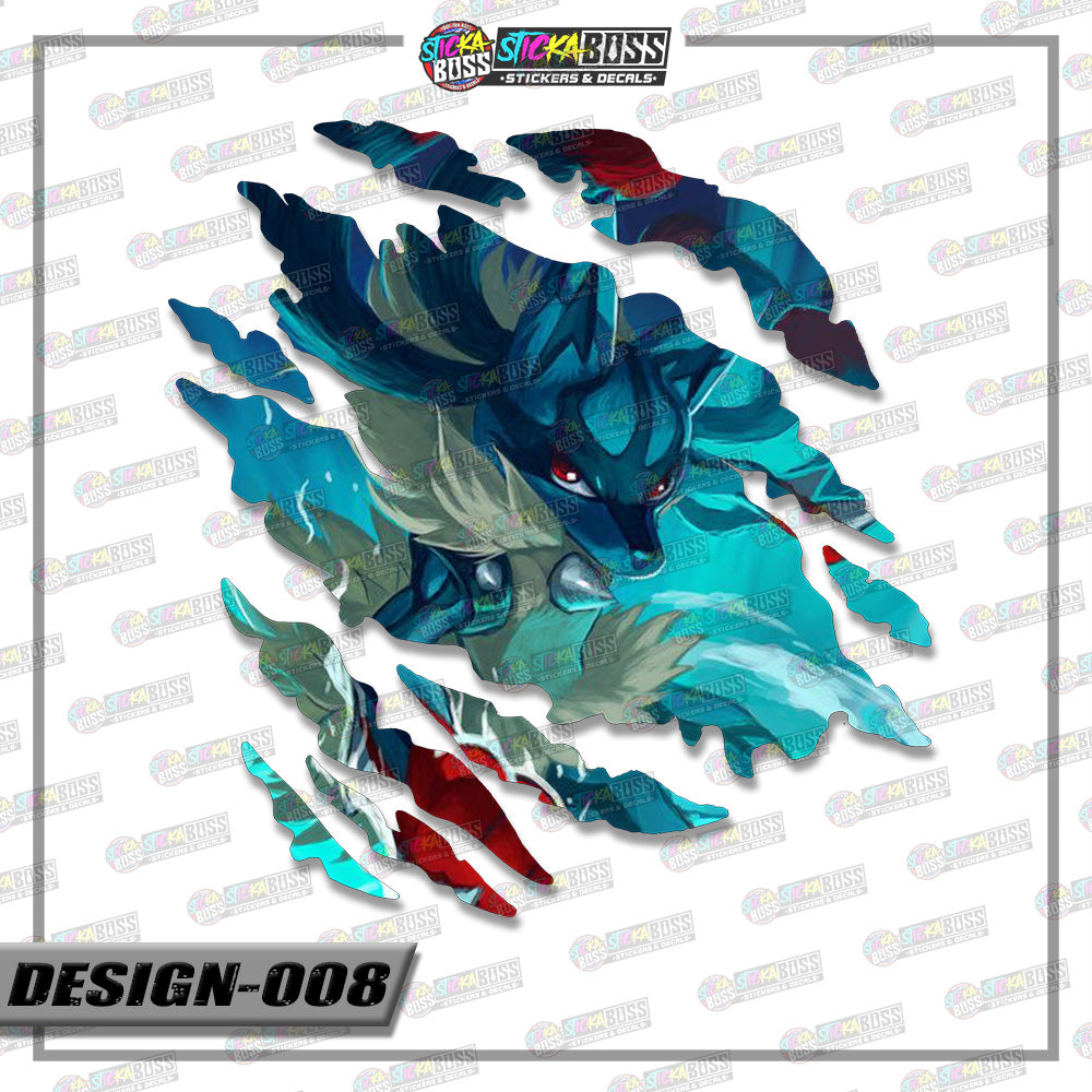 POKEMON PART 1 | ANIME SCRATCH STICKER【VINYL PRINTED】( LAMINATED / WATERPROOF )【Stickaboss】